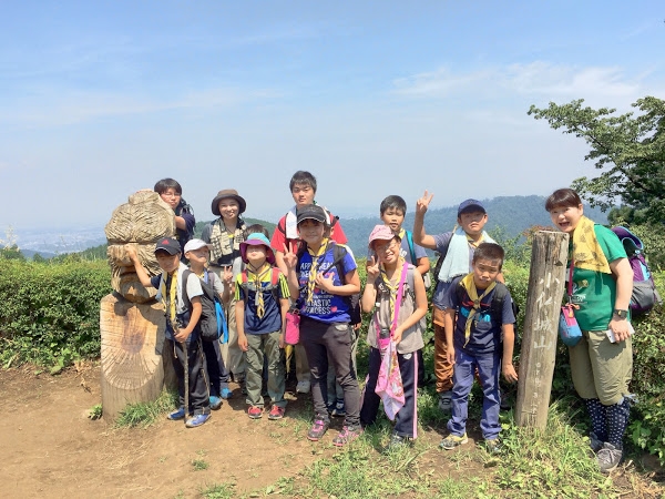 2015年7月26日　カブ隊の小仏城山～高尾山ハイキング