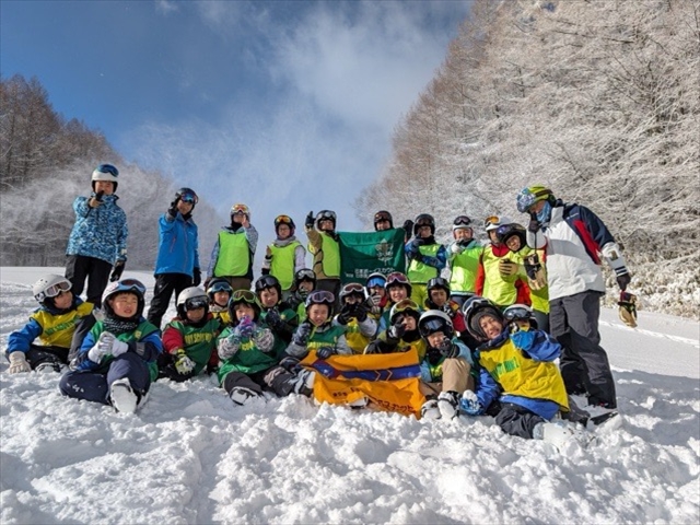 2024年1月6日～8日　団スキー長野県ブランシュたかやまでスキー活動